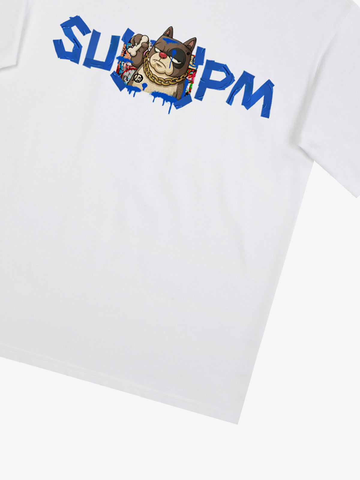 SUPM Graffiti Tape Graphic T-shirt 