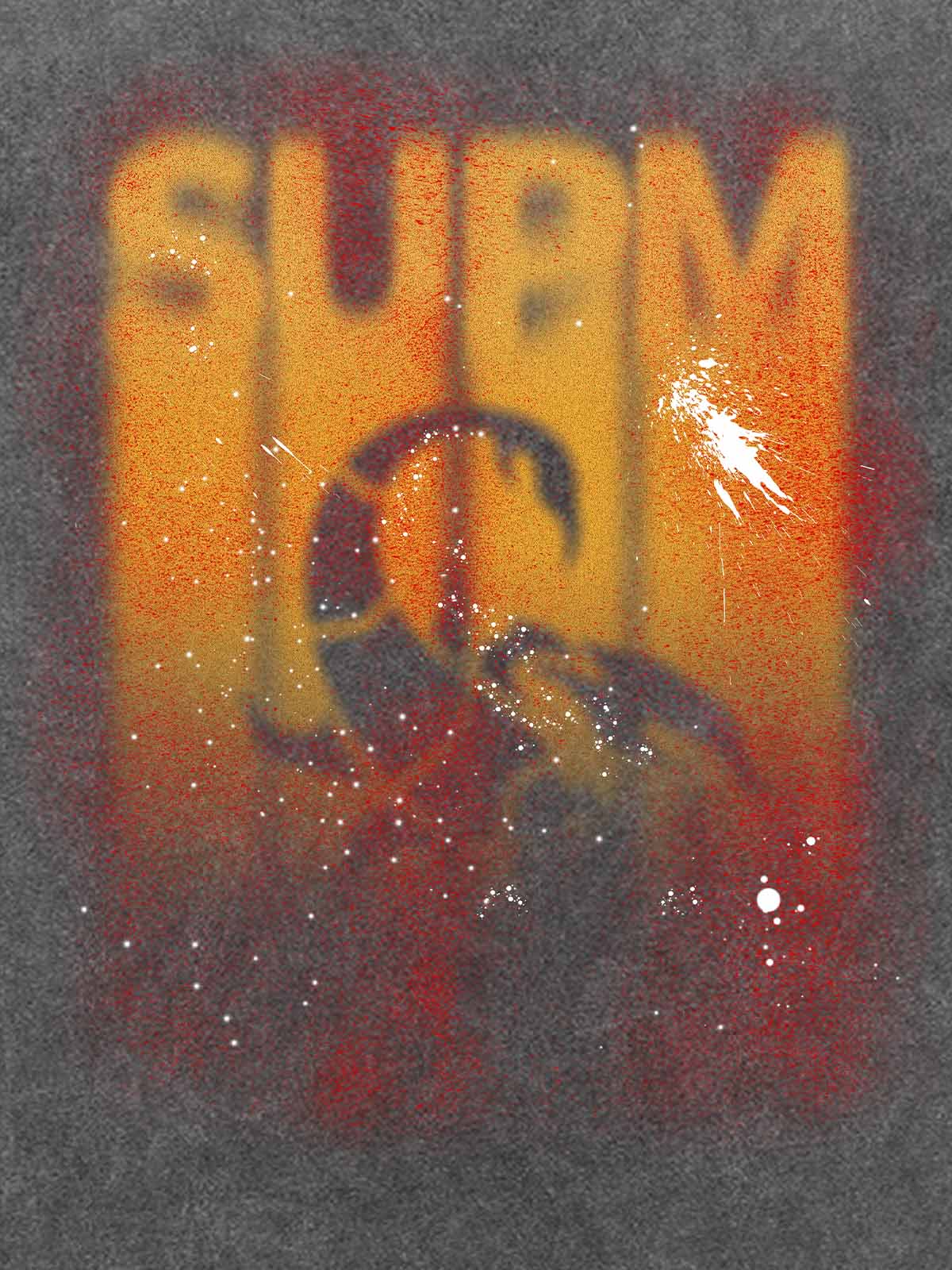 Washed Scorpion Spray Graphic T-Shirt 
