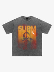 Washed Scorpion Spray Graphic T-Shirt 