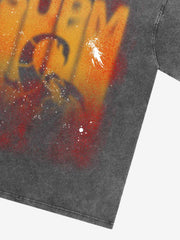 Washed Scorpion Spray Graphic T-Shirt 