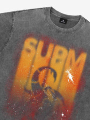 Washed Scorpion Spray Graphic T-Shirt 
