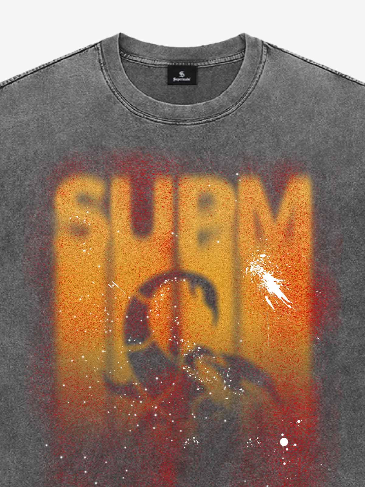 Washed Scorpion Spray Graphic T-Shirt 