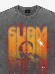 Washed Scorpion Spray Graphic T-Shirt 
