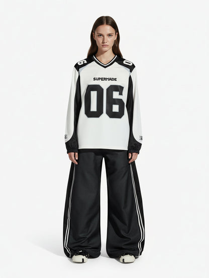 Digital Patchwork Jersey Long Sleeve T-Shirt 