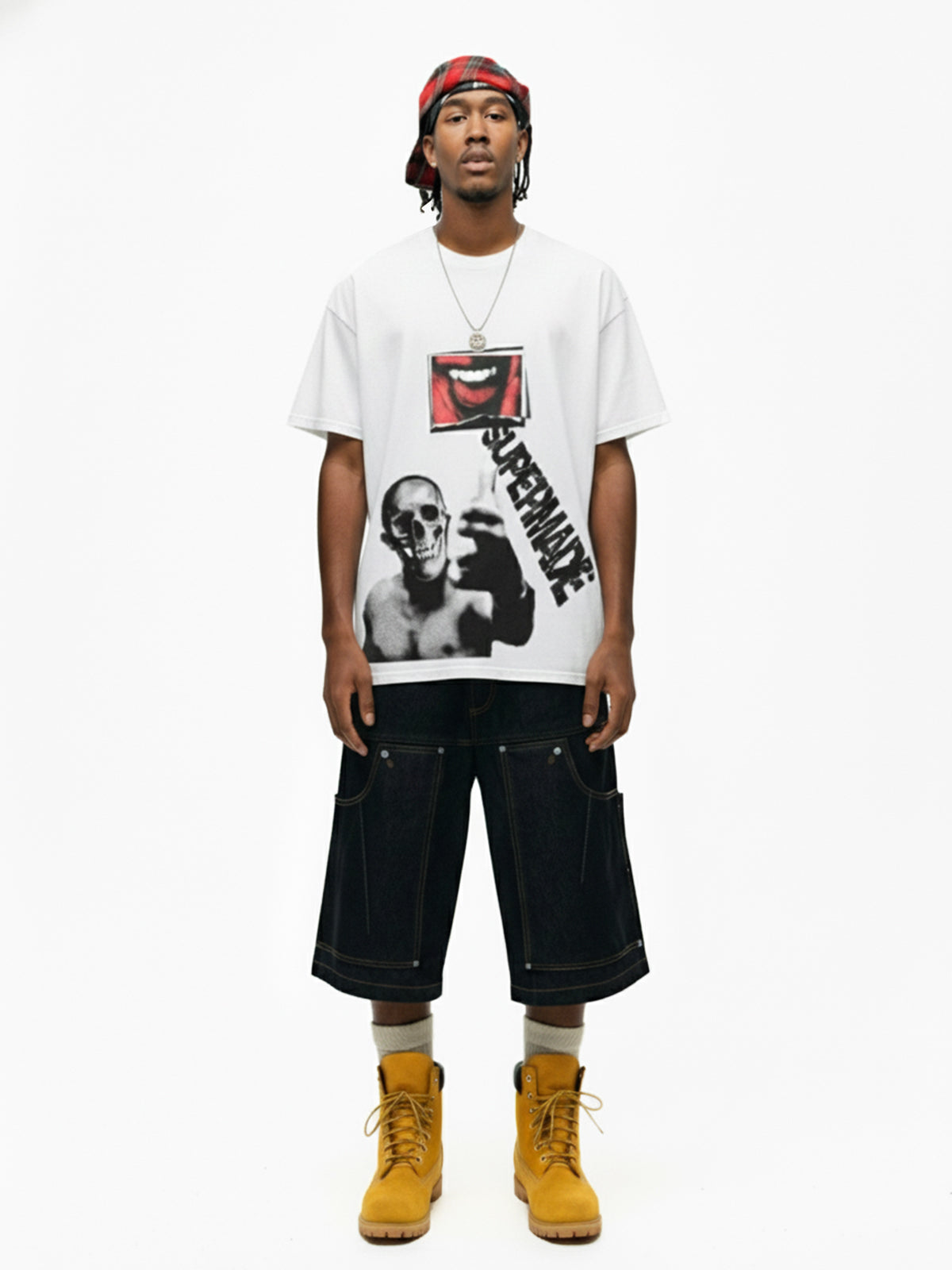 Skull Graphic Gothic Print T-Shirt