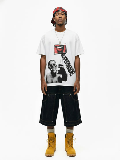 Skull Graphic Gothic Print T-Shirt