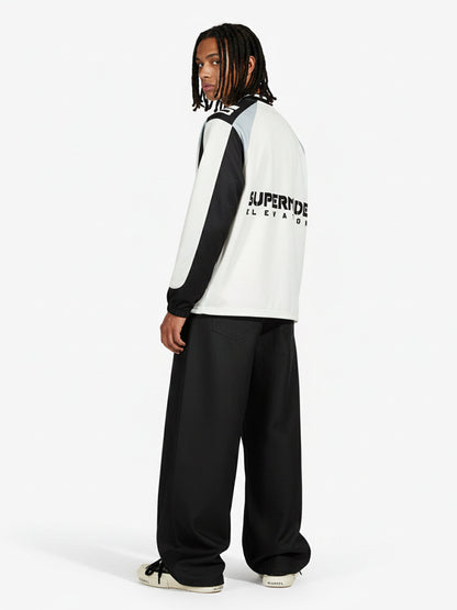 Digital Patchwork Jersey Long Sleeve T-Shirt 