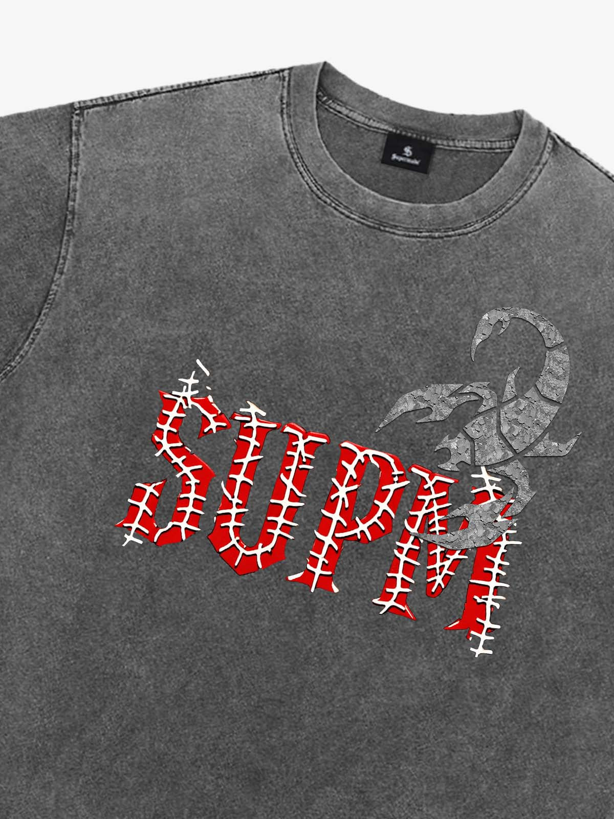 Washed Scorpion Graphic T-Shirt 