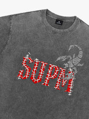 Washed Scorpion Graphic T-Shirt 