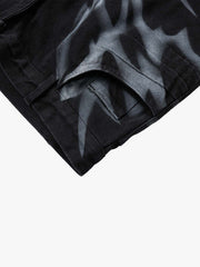 Thorn Butterfly Graphic Dark Denim Jeans; Black / M, Black / L, Black / XL
