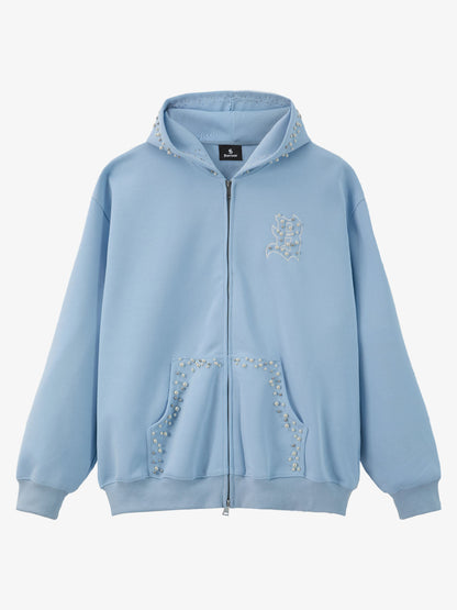 Supermade Pearl Embellished Zip Up Set 