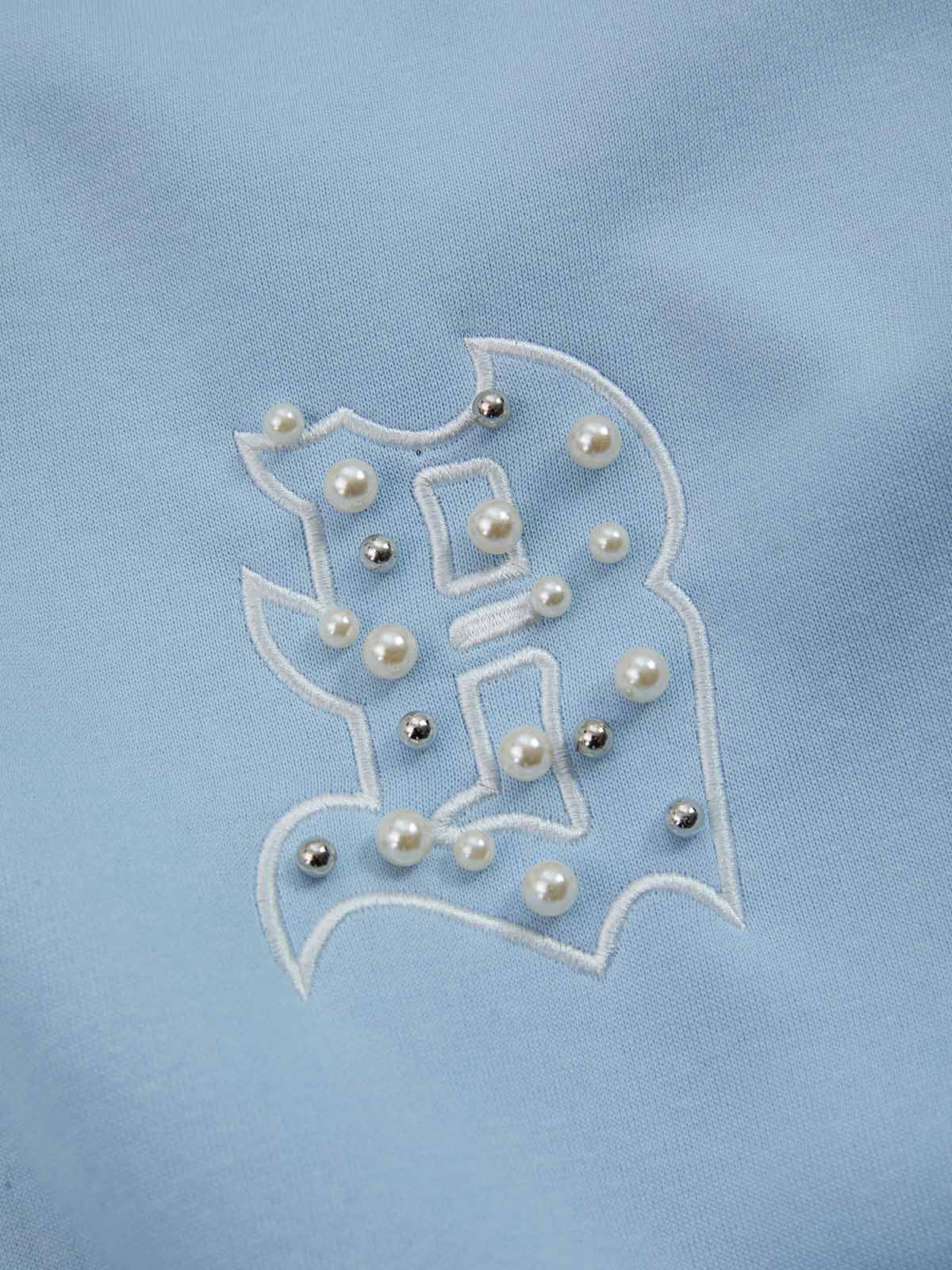 Supermade Pearl Embellished Zip Up Set 