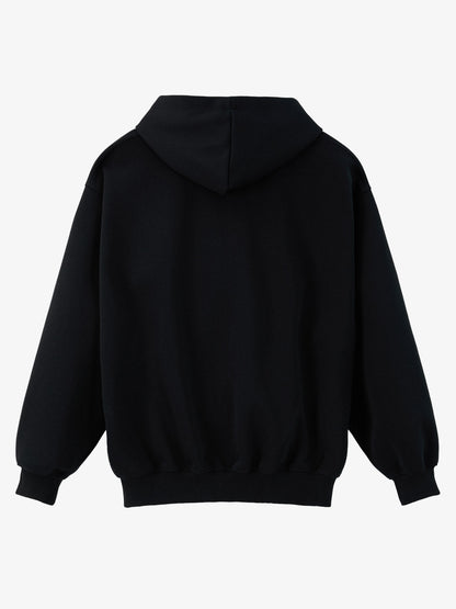 Gothic Letter Cross Embroidery Zip Up Hoodie and Sweatpants Set 