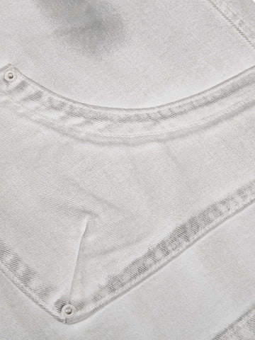 Mud-Washed Pocket Denim Jorts 