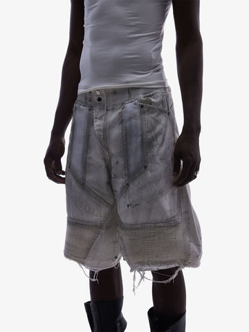 Double Waist Faux Layer Shorts