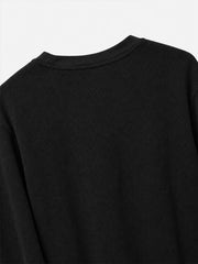 Waffelstrick-T-Shirt mit Metalldetails