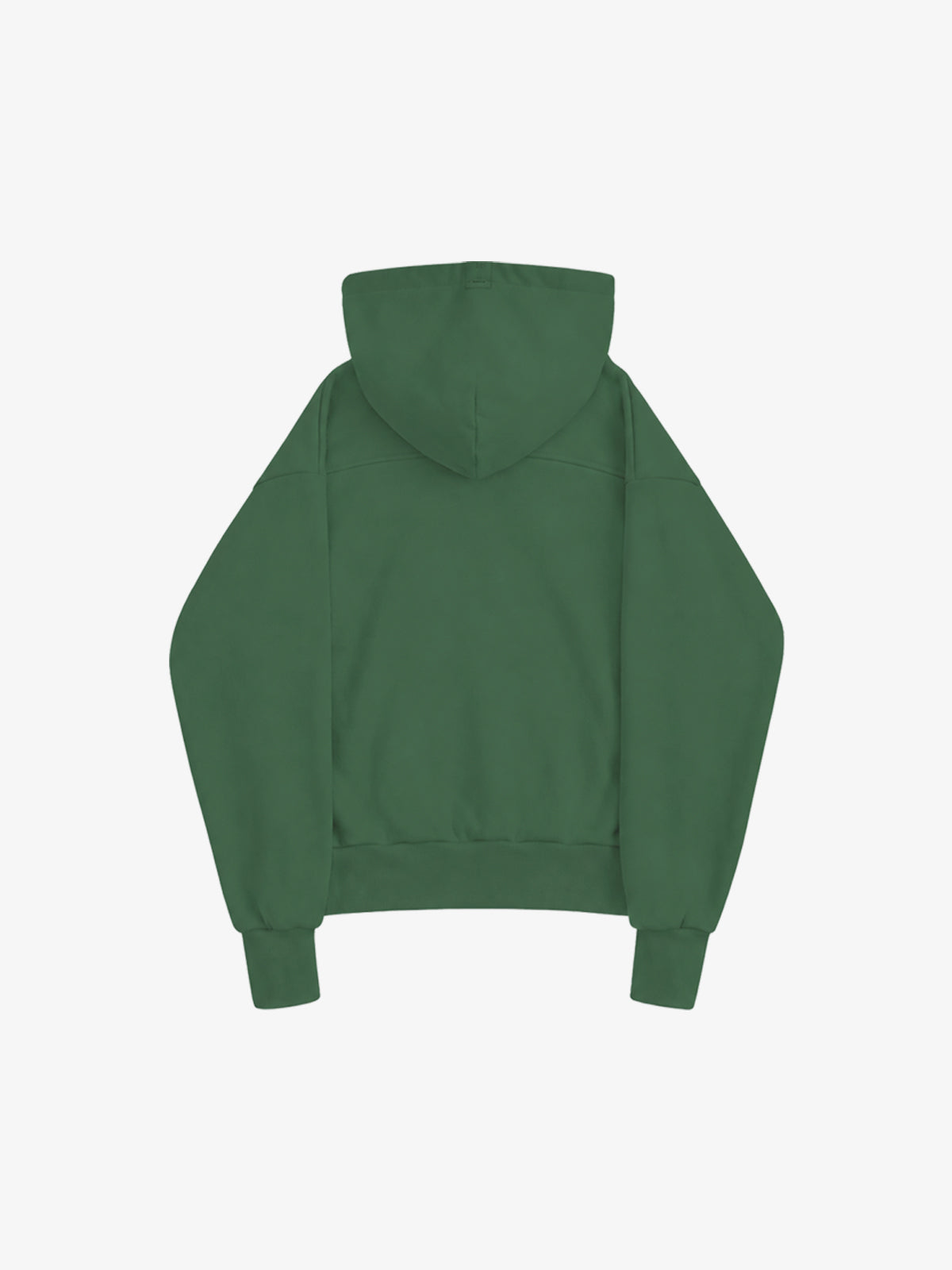 Oversized-Zip Skeleton Graphic Patchwork Hoodie