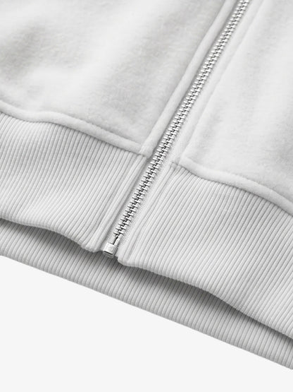 Veste militaire à fermeture éclair tressée