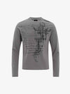 Langarmshirt mit Kreuzgrafik