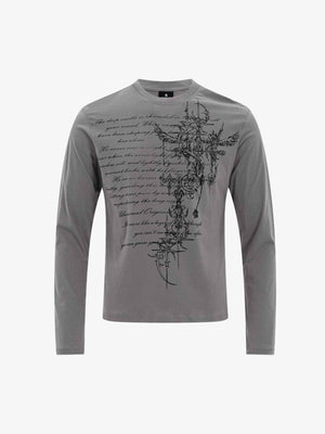 Cross Graphic Long Sleeve Tee