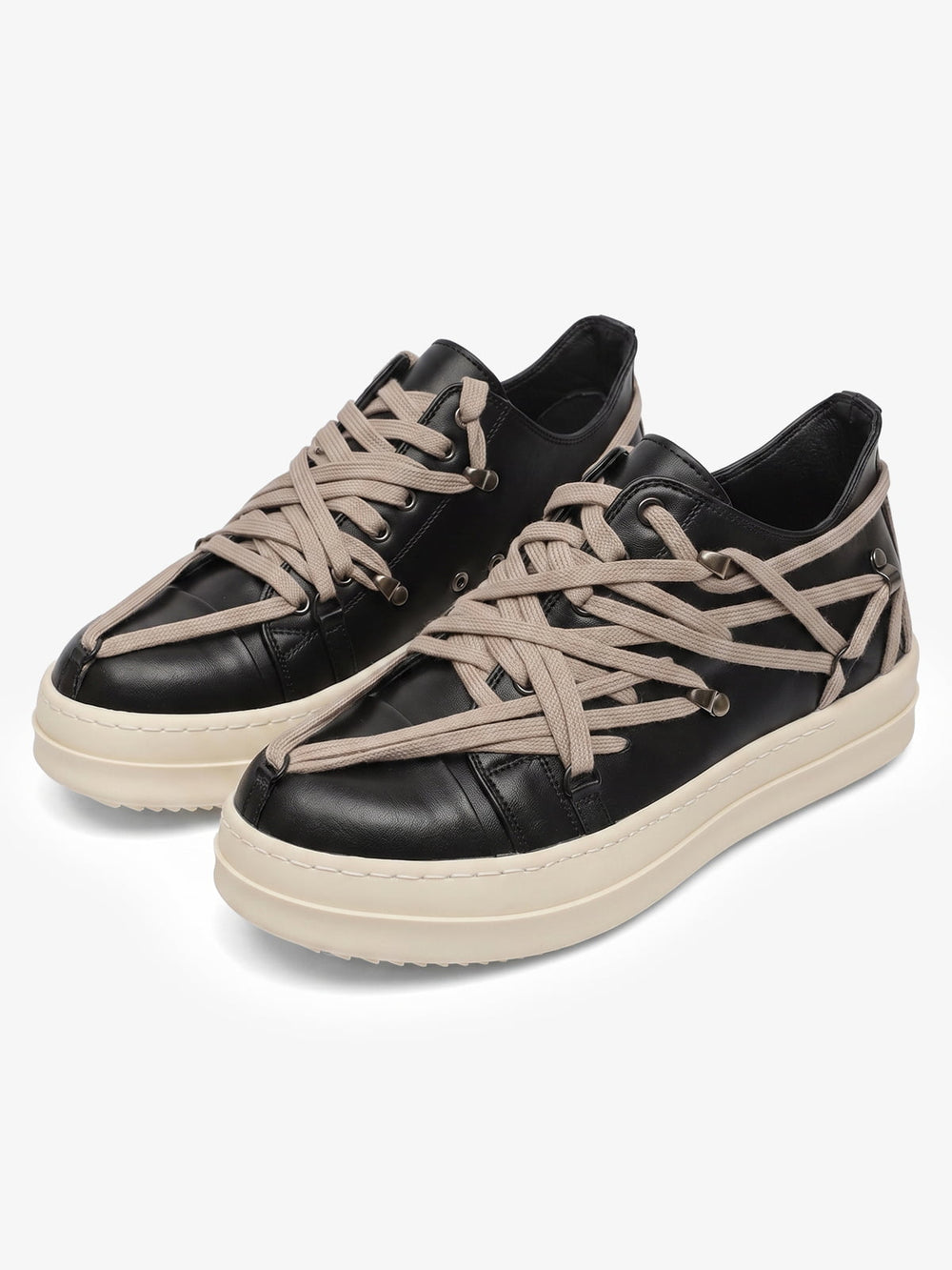 Five-Point Star Lace-Up Sneakers