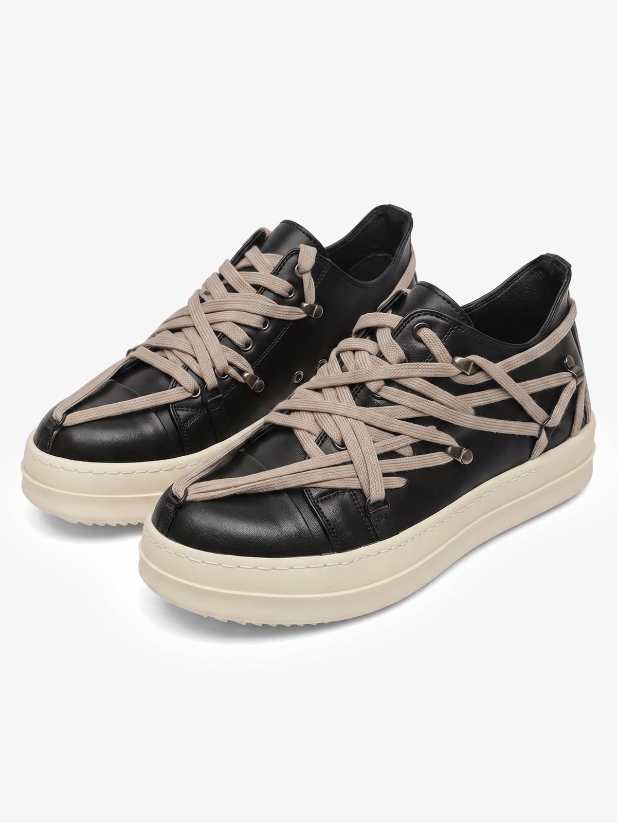 Five-Point Star Lace-Up Sneakers