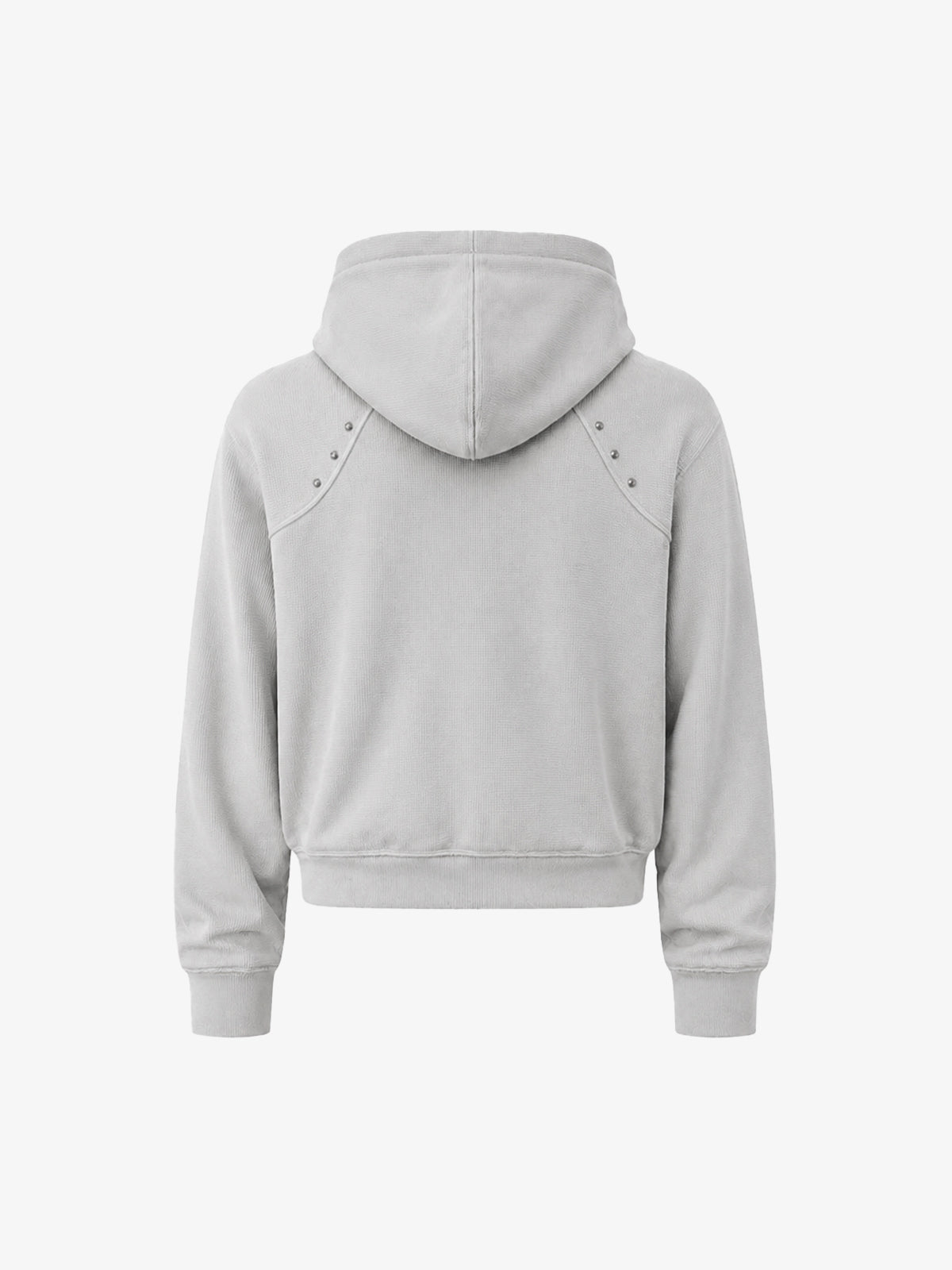 Spiked Graphic Zip Hoodie