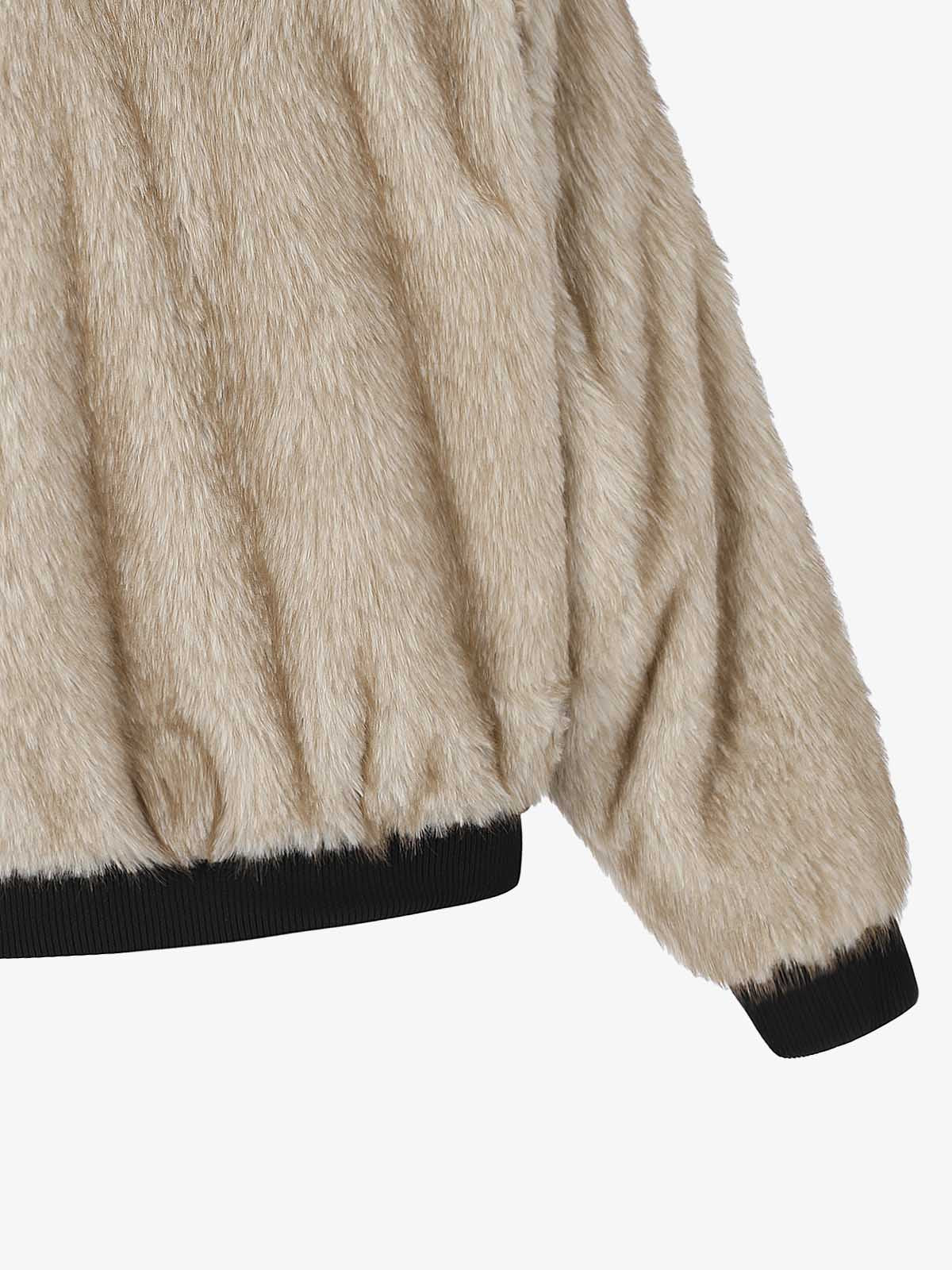 Leopard Reversible Faux-Fur Coat