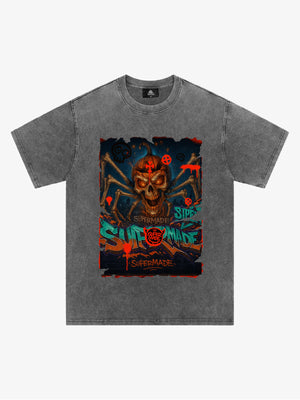 Bloody Dark Skull Spider T-shirt 