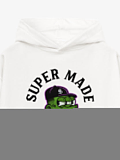 Stylish Graphic Hoodie with Unique Monster Design for Casual Wear 