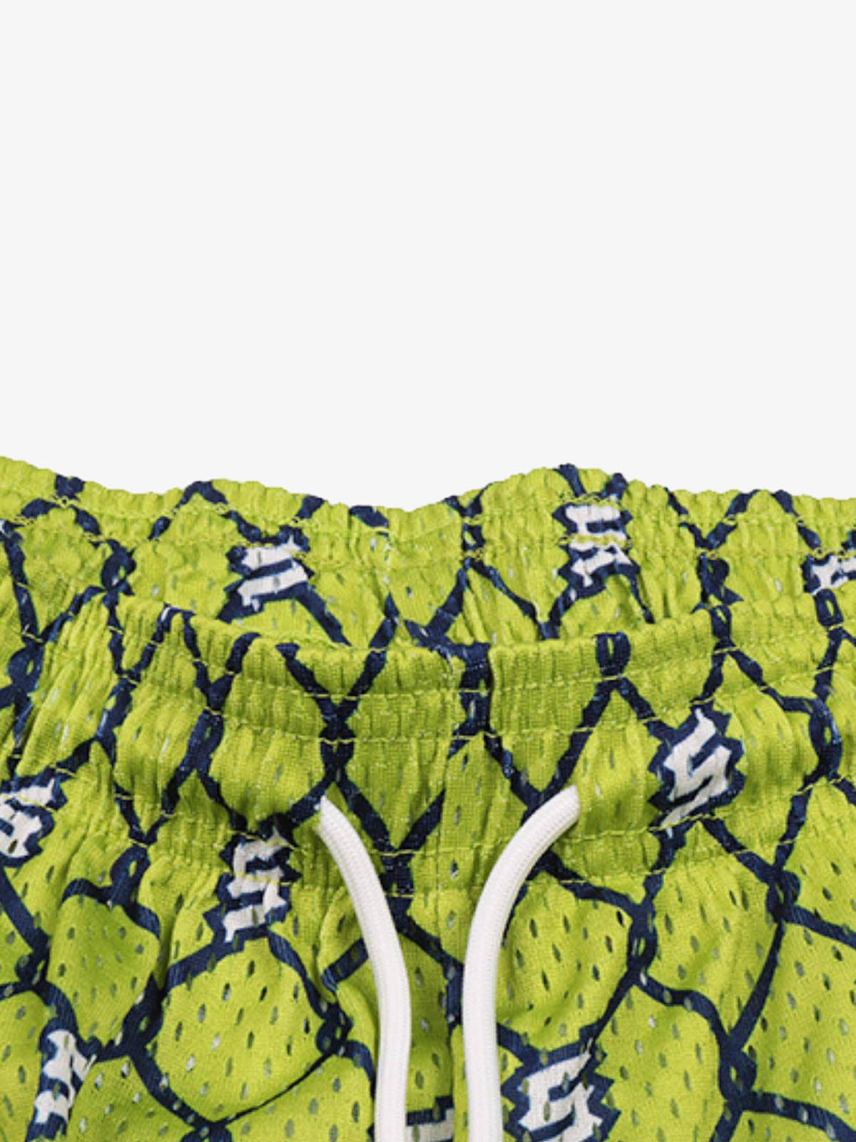 Shorts mit Vintage-Geometrie-Print und Kordelzug