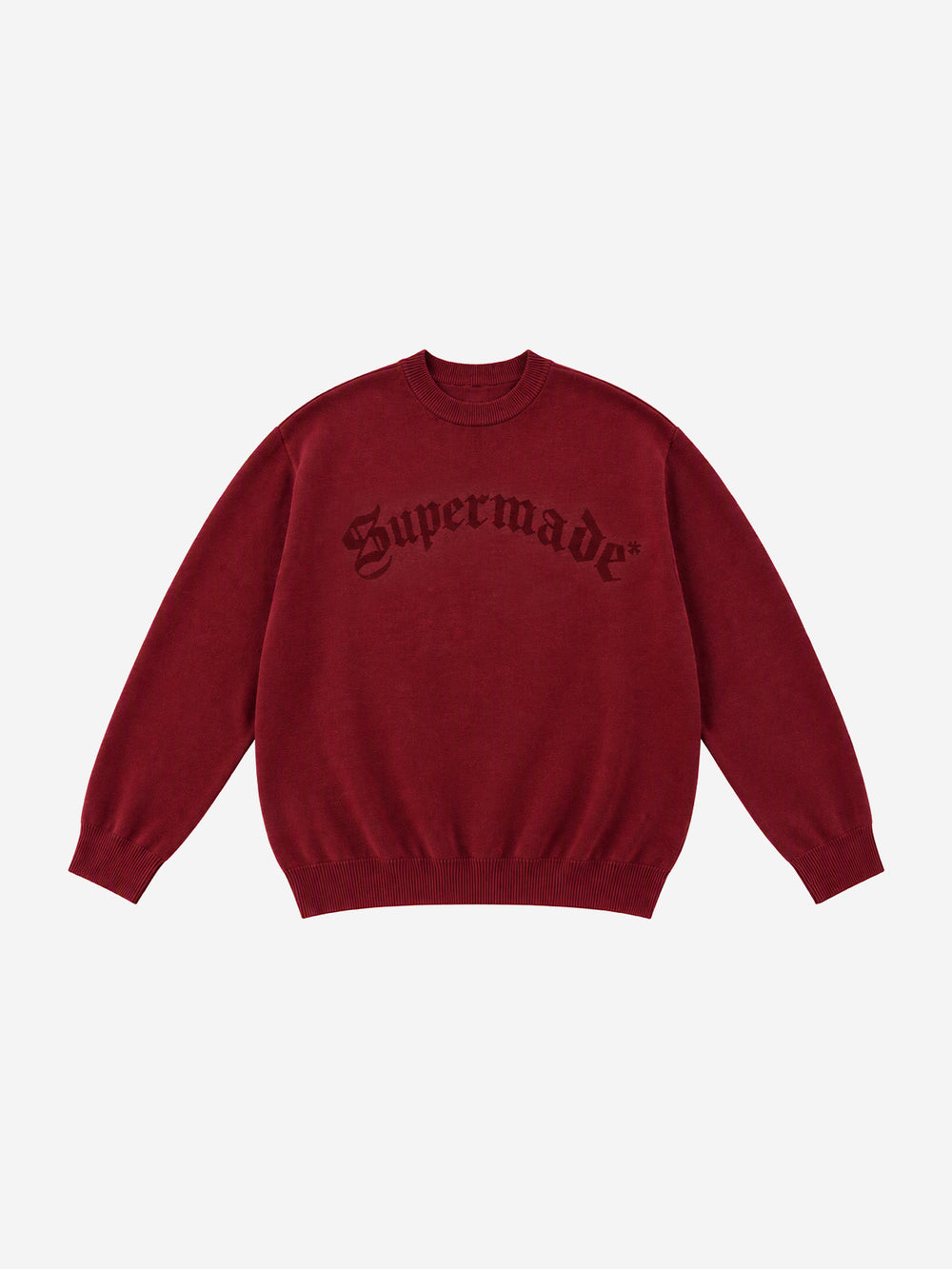 Oversize-Strickpullover mit Grafikmotiv