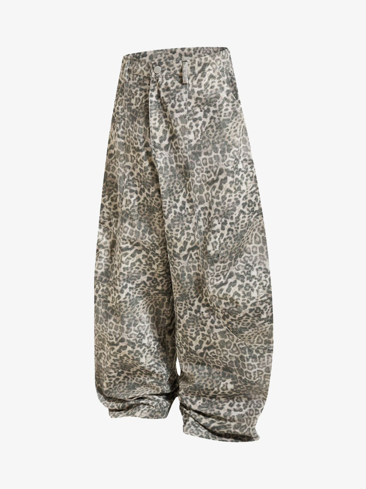 Leopard Print Wide Leg Pants - Trendy and Stylish for Everyday Wear 