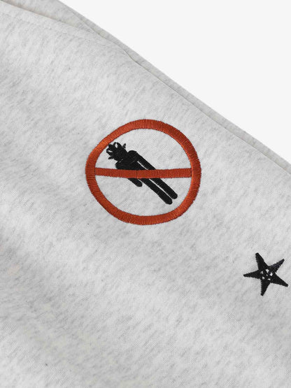 Star Embroidered Sweatpants