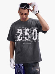 Newspaper Typo 250 Washed T-Shirt 