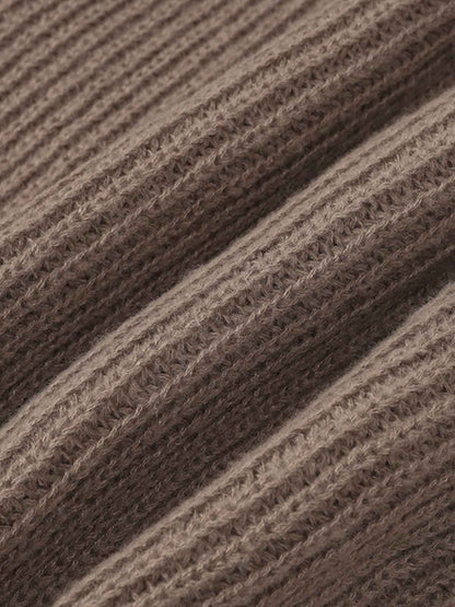 Cozy Cat Graphic Knit Sweater for Casual Wear 