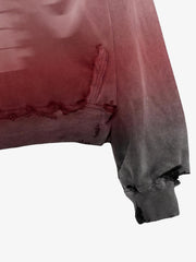 Dip-Dye Gradient Washed Sweatshirt