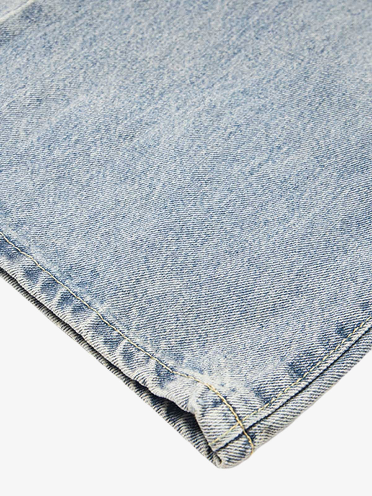 Retro Distressed Dirty Jeans 
