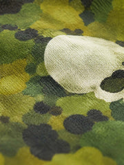 Skull Camo Racing Graphic Boxy Long Sleeve Tee