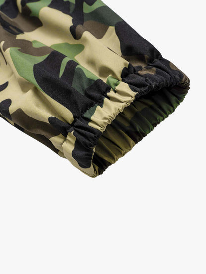 Camouflage Hoodie with Unique Pink and Black Pattern for Casual Wear 