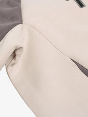 Suede-Touch Embroidered Sport Color-Block T-Shirt 