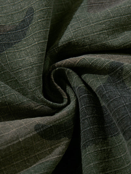Camouflage Bomber Jacket with Detachable Hood - Perfect for Casual and Outdoor Adventures 