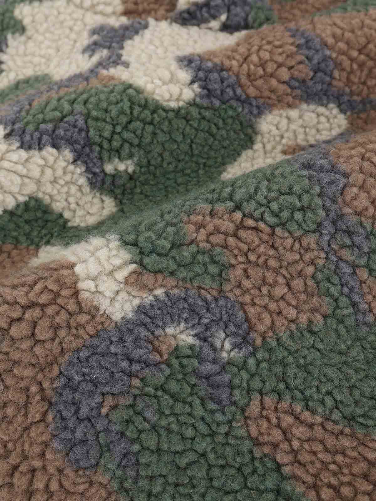 Streetwear Camouflage Fleece Pullover Hoodie 