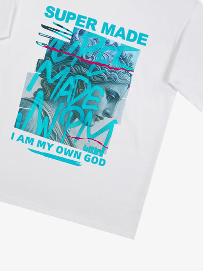 SUPERMADE Art graffiti pattern T-shirt 