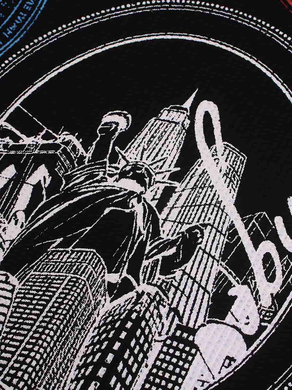 Liberty Stamp Graphic Waffle Long Sleeve Tee