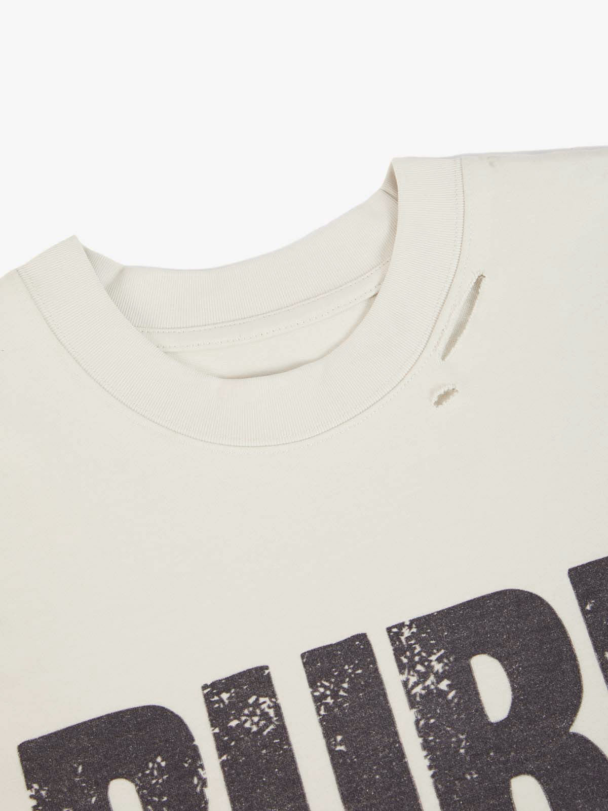 Supermade Distressed Ripped "Burn Your Flag" Sleeveless T-Shirt 