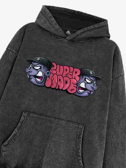 Supermade Graffiti Design Hoodie 