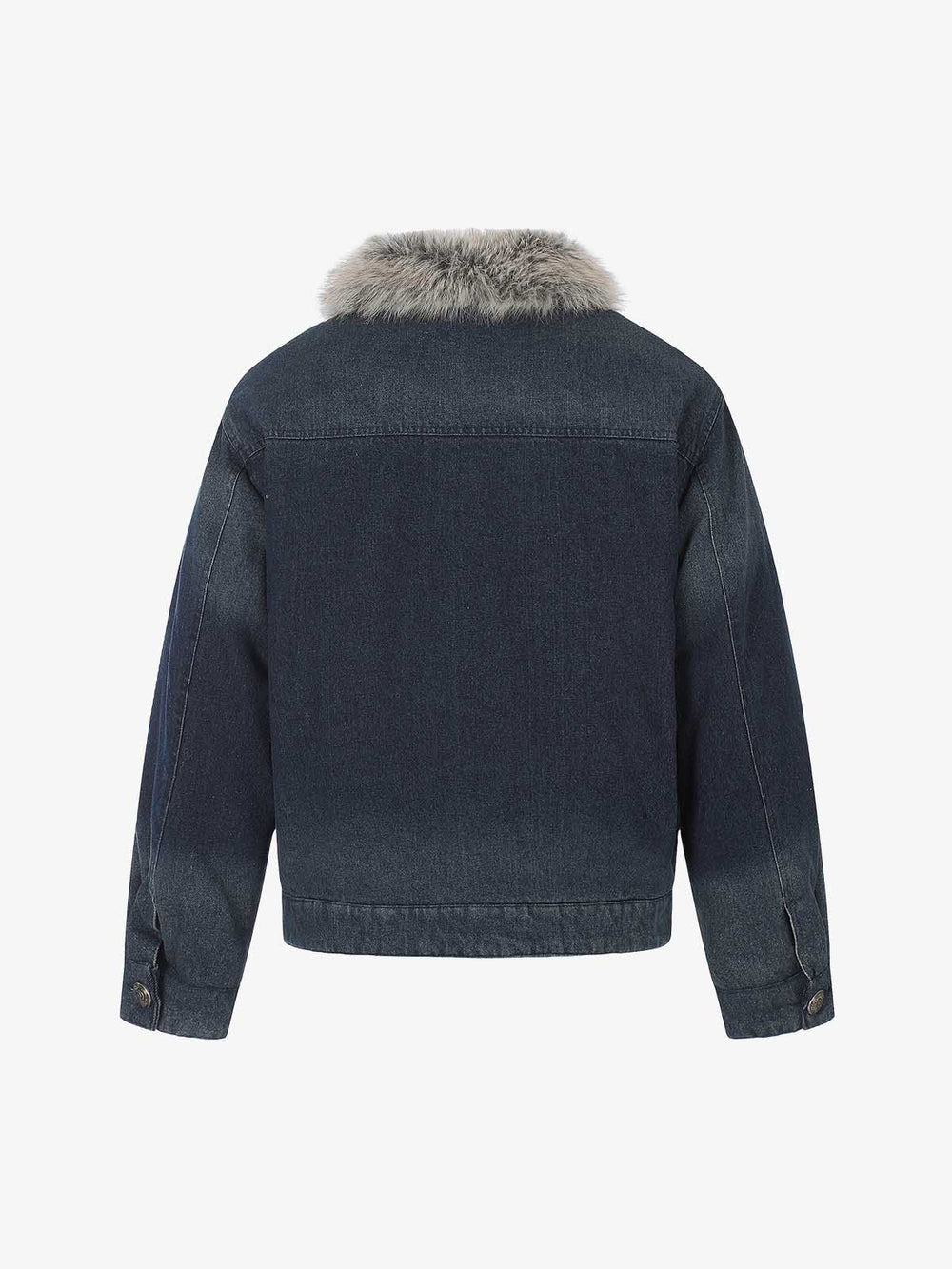 Faux-Fur Collar Multi-Button Quilted Coat