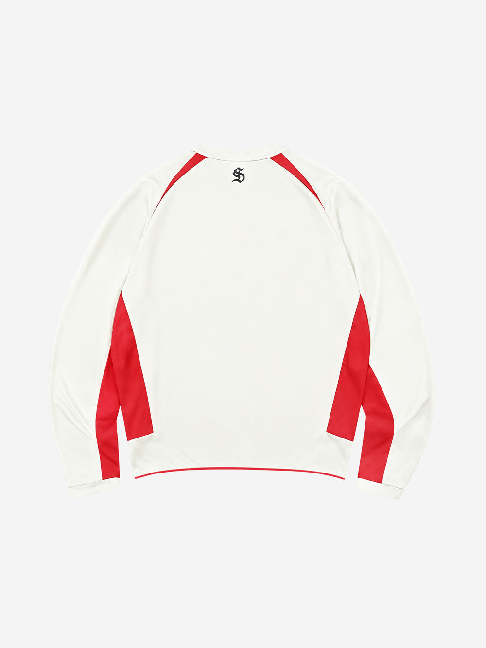 Digital Badge Color Block Sports Long Sleeve Tee