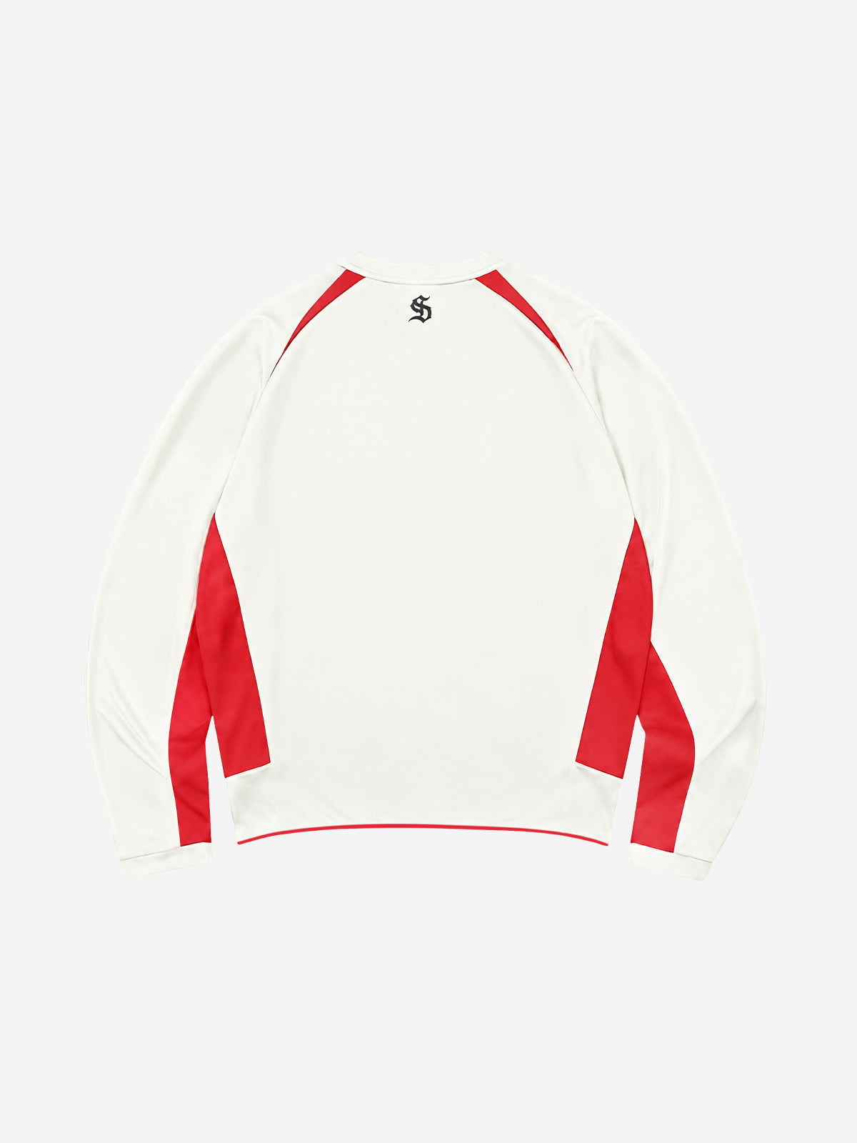 Digital Badge Color Block Sports Long Sleeve Tee